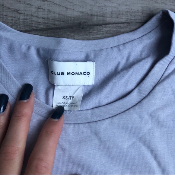 Club Monaco T-shirt dress with double layer design - Picture 2 of 6